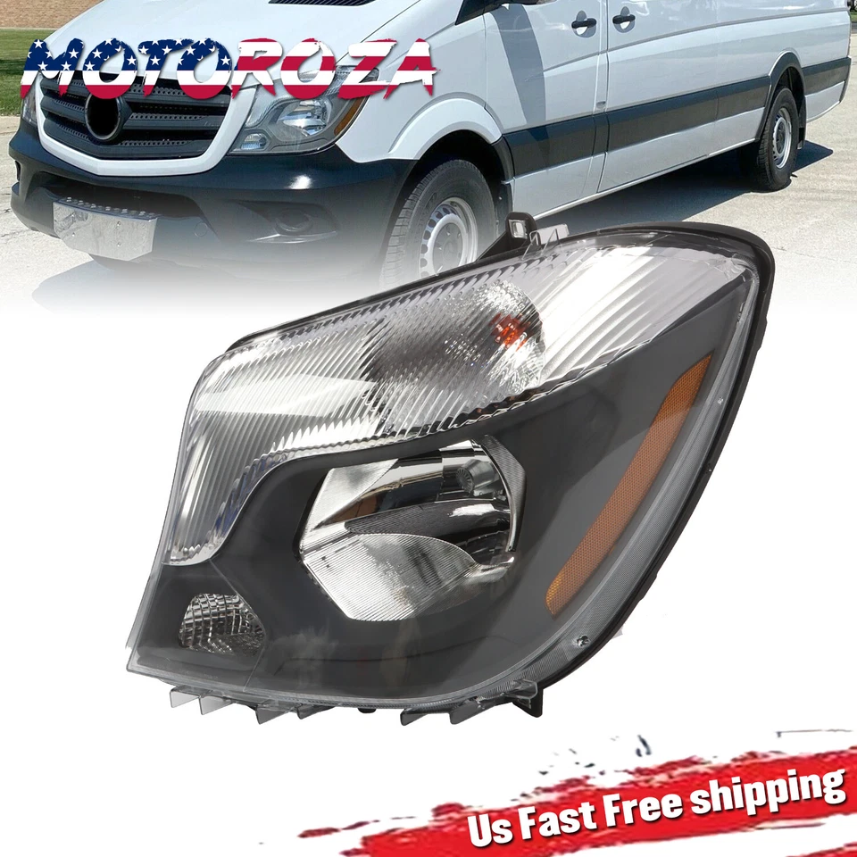 Halogen Headlight For 2014-2017 Mercedes-Benz Sprinter 2500 Driver Left Side - Image 1 of 4