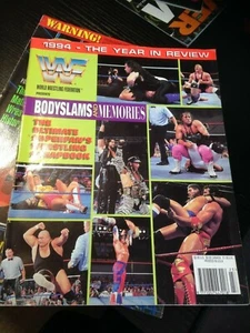 WWF Presents Wrestling Magazine 1994 Year In Review Scrapbook Bodyslams Memories - Picture 1 of 3