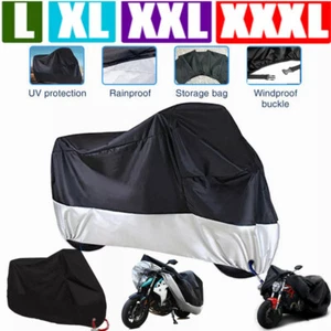 M-XXXXL Motorradgarage Motorrad Roller Abdeckung Abdeckplane Wasserdicht DE - Bild 1 von 44