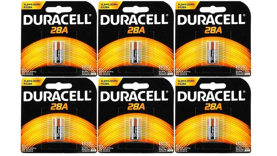 Duracell Alkaline Medical Battery 6 Volt Size 28a