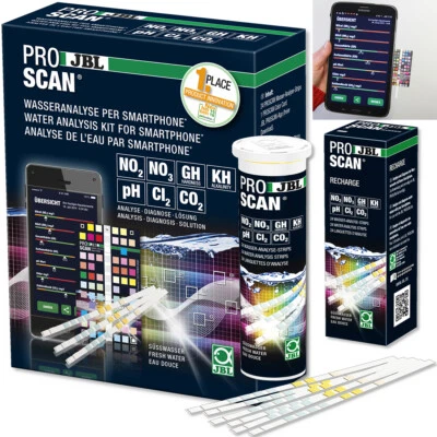 JBL PROSCAN Wassertest per Smartphone Wasseranalyse Süßwasser Aquarien & Teich - Bild 1 von 4