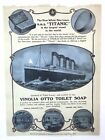 RMS TITANIC Ad Flyer Vinolia Otto Toilet Soap Reproduction Piece