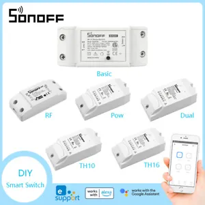 SONOFF WiFi Wireless Switch Module DIY Smart Home Light Switch APP Control - Picture 1 of 61