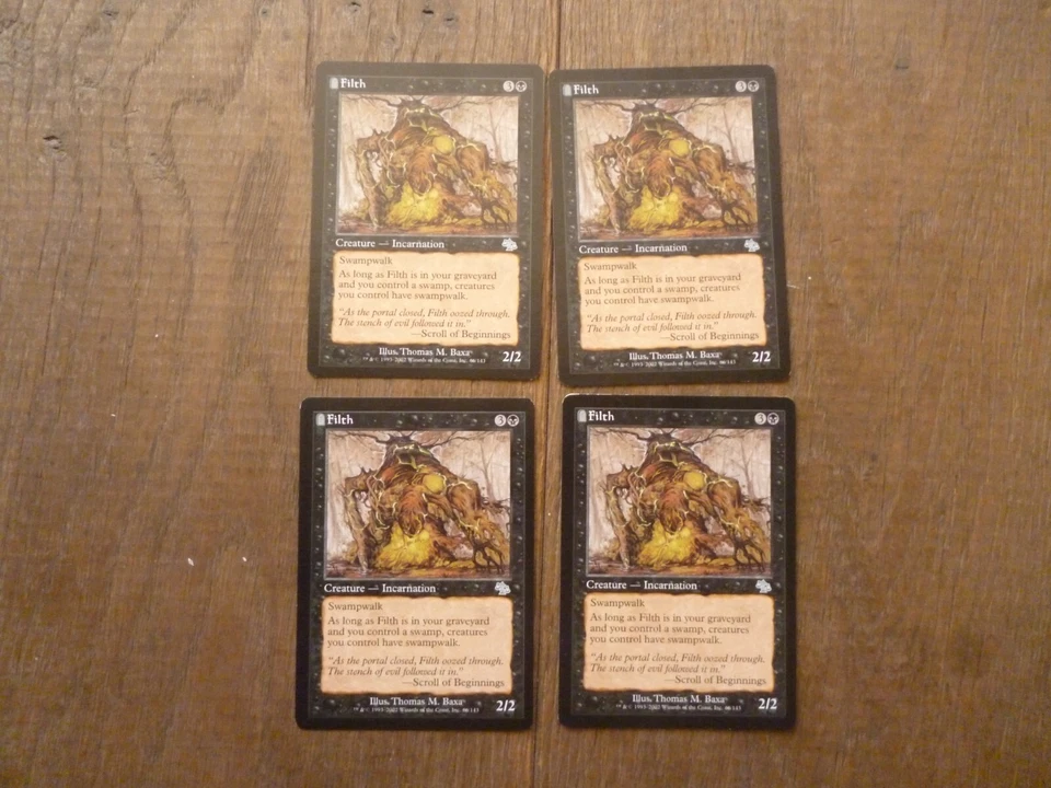 MTG 1 x Filth uncommon card Judgment Magic The Gathering - Image 1 of 1