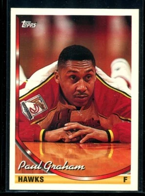 1994 Topps Basketball Paul Graham #217 Atlanta Hawks - Image 1 of 2