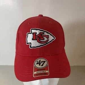 ‘47 MVP Kansas City Chiefs Red NFL Strap Back Hat NEW Toddler - Picture 1 of 6