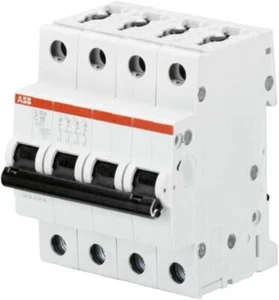 INTERRUPTOR DE POTENCIA ABB 2CDS254001R0404 S529259 S204 C40 - 6KA, 4P, ‎Blanco a estrenar - Imagen 1 de 12