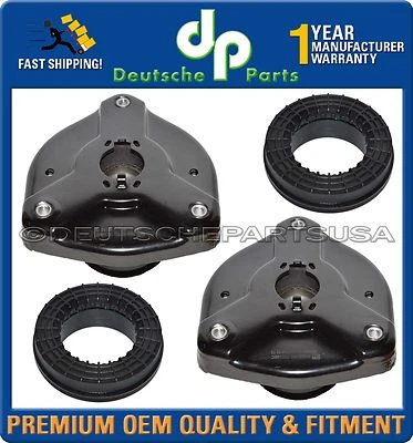 Juego de 4 cojinetes de montaje de puntal suspensión delantera superior mercedes w204 w211 2043201273 Foto 1 de 4
