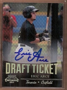 2011 Playoff Contenders Draft Ticket Autographs #DT9 Eric Arce