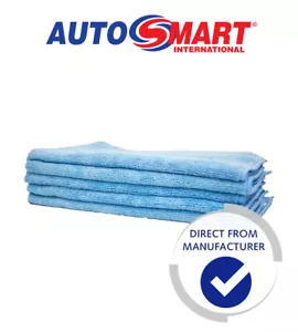 Autosmart Blue Microfibre XL Cloths, Pk of 5, Official - Picture 1 of 2