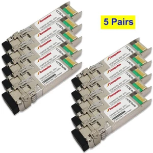 10PK (5 Pairs) - 40km 10G BiDi SFP+ Transceiver for Cisco NCS 5000 Series - Picture 1 of 1