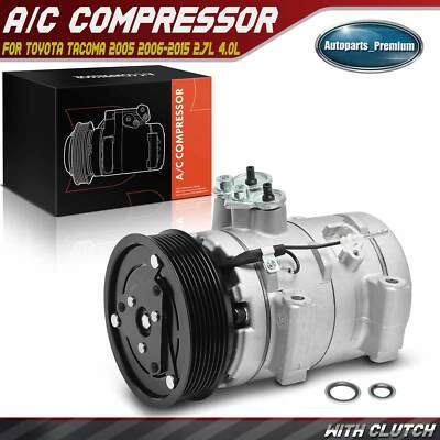 AC Compressor with Clutch for Toyota Tacoma 2005-2015 L4 2.7L V6 4.0L 8832004060 - Image 1 of 4