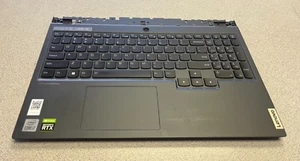 Lenovo Legion 5-15IMH05H Conjunto Teclado Gaming Apoyamanos Panel Táctil Superior - Imagen 1 de 4
