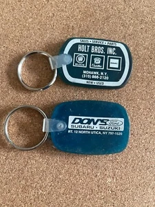 Holt Bros Inc & Don's Ford Subaru Suzuki Keychains Key Rings - Picture 1 of 2