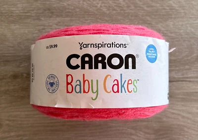 Pasteles de bebé Yarnspirations Caron rayas suaves de verano rojo rosado 69003 8,5 oz LEER Foto 1 de 4