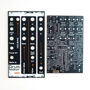 Drum Maker / Kick Drum / Bass Drum / Eurorack / DIY / PCB / Modular Synth - Picture 1 of 4