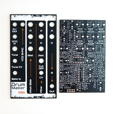 Drum Maker / Kick Drum / Bass Drum / Eurorack / DIY / PCB / Modular Synth - Image 1 of 4