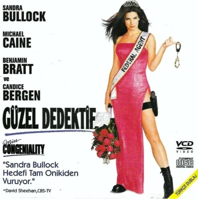 GÜZEL DEDEKTIF Miss Congeniality VCD Türkçe Dublaj SANDRA BULLOCK Michael Caine - Image 1 of 3