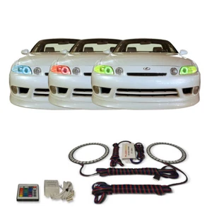 RGB Multi Color IR Headlight Halo kit for Lexus SC300 92-02 - Picture 1 of 11