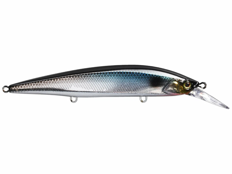JACKALL Rerange Jerkbait Suspending 110 Mr 4.3in 3/5 Oz HL Silver Shad