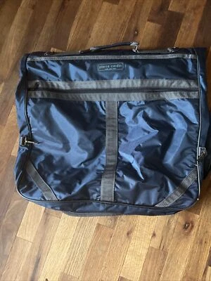Vintage PIERRE CARDIN Garment Bag Luggage Hanging Suit Bag Navy - Image 1 of 3