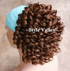 Auburn Red Spiral Curly Ponytail Hairpiece Irish Dance Extension Drawstring Hair