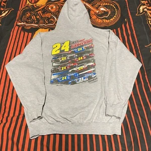Vintage NASCAR #24 Jeff Gordon Hoodie Men’s XL 90s VERY RARE Double Sided - Picture 1 of 7