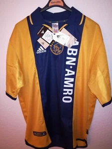 Ajax 2000-2001 BNWT ABN-AMRO T-SHIRT JERSEY JERSEY ADIDAS - Picture 1 of 4