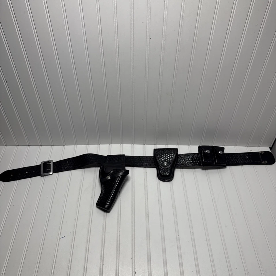 C.A. Cinto/acessórios de couro Hoffman & Son tamanho 36 -POR FAVOR LEIA-* - Imagem 1 de 4