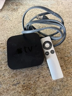 Apple TV (2nd Generation) A1378 with remote and Power Cord - Works - Image 1 of 3