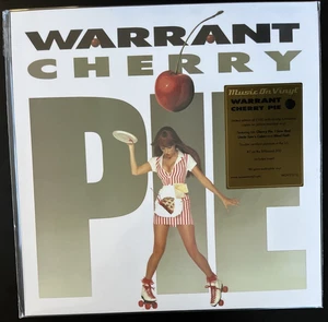 WARRANT CHERRY PIE YELLOW MARBLE VINYL LP LIMITED NUMBERED 180G NEW SEALED MINT - Picture 1 of 2