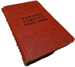 Rumford complete Cookbook vintage HB 1950 dated - Foto 1 di 6