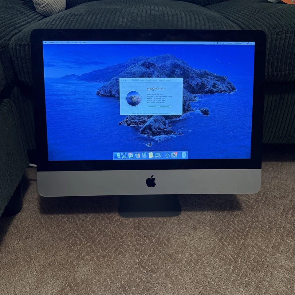 Apple iMac (21.5-Inch Late 2013) 2.7GHz Intel Core i5, 8GB Memory - Image 1 of 4