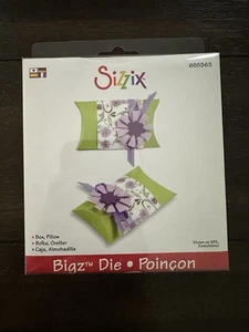 Sizzix Bigz Box Pillow Die Cut Cartridge RARE Pillow Box Die Favor Ideas New - Picture 1 of 2