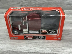 PETERBILT LONG HAULER Die Cast Truck #379 Red Model 1:32 Damaged Box - Picture 1 of 5