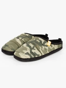 Crosshatch - Men's 'PADFOOT' Slippers - Olive Camo - Picture 1 of 4
