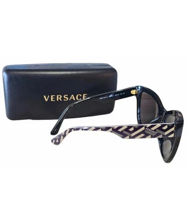 Gafas de sol para mujer VERSACE VE4417U 535887 ojo de gato negras gris oscuro 56 mm con estuche Foto 1 de 2