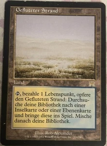 Flooded Strand German Onslaught Heavy Play MTG Magic - Picture 1 of 1