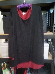 Ladies Zim & Zoe Layered Top - Size 26/28 - Picture 1 of 4