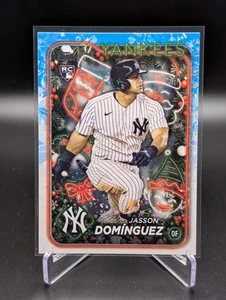 2024 Topps Holiday JASSON DOMINGUEZ #H75 Rookie RC New York Yankees - Bild 1 von 2