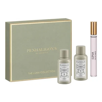 PENHALIGON'S Penhaligons Luna Gift Set EDP 10ml & Body Lotion 30ml & Body wash 30ml New