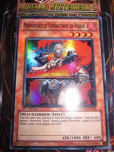 YU-GI-OH! SUPER RARE PROMINENCE LE COMBATTANT EN FUSION HA05-FR010 MINT NEUVE - Picture 1 of 1