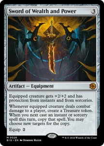 x1 Espada de Riqueza y Poder GRANDE The Big Score Magic The Gathering 26 Mythic M/Nm 1x - Imagen 1 de 1