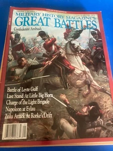 1986 MILITARY HISTORY MAGAZINE GREAT BATTLES ISSUE FIRST ISSUE VOL. #1 NUMBER 1 - Imagen 1 de 2