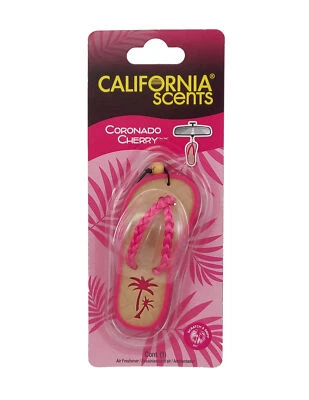 California Scents Scented Sandal Hanging Air Freshener, Coronado Cherry Scent