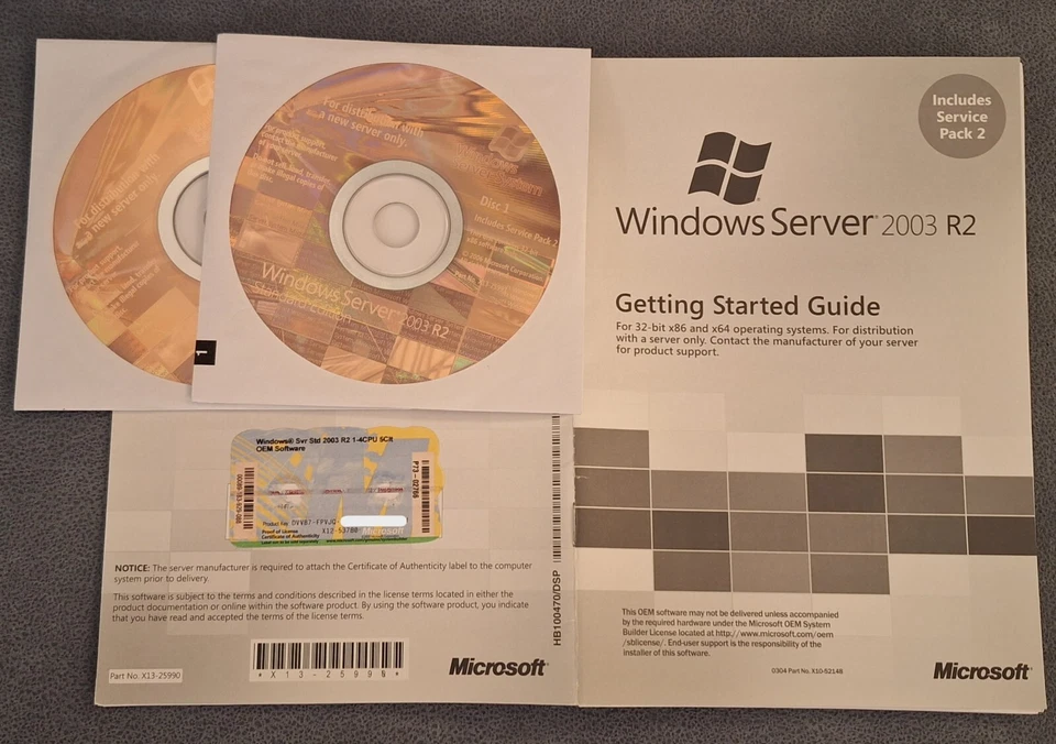 Microsoft Windows 2003 R2 Server - Englisch - Bild 1 von 1