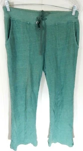 Sundry Damen 1 kleine Hose grün Biesen Knöchel kurz Sweathose Kordelzug weich gebraucht, in einwandfreiem Zustand - Bild 1 von 3