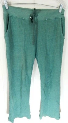 Sundry Mujer 1 Pantalón Pequeño Verde Pintuck Tobillo Corto Sudaderas Cordón Suave Usado en Excelente Condición Foto 1 de 3