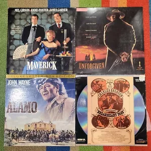 Laserdisc Lot - 4 Movies - Westerns - Picture 1 of 1