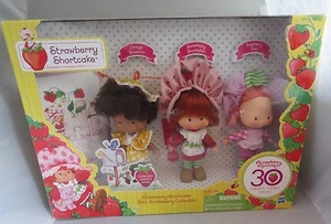 2010 Erdbeer Shortcake 30th Anniversary Set, 3 Vintage Stil Original Puppen - Bild 1 von 12